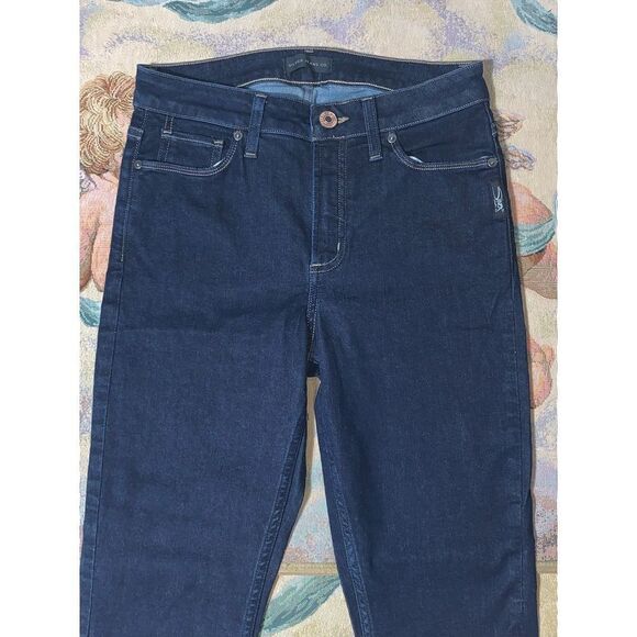 SILVER JEANS Dark Wash Skinny Jeans Size 27/27 - Picture 3 of 15